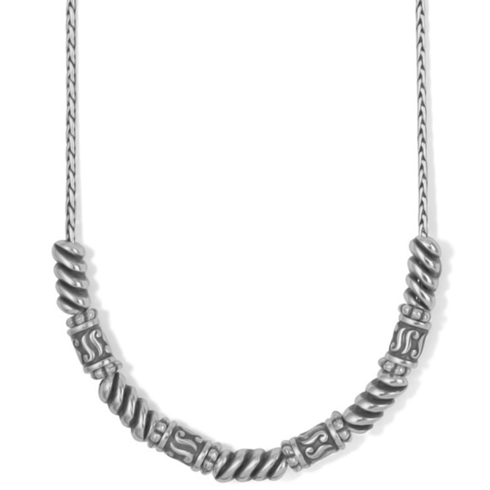 Brighton Sonora roped Silver plated necklace